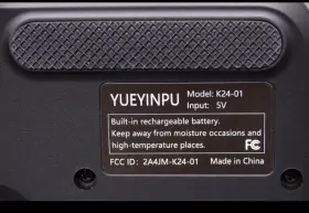 K24-01 YUEYINPU Bluetooth Wireless Pedal Double Switch Music #3