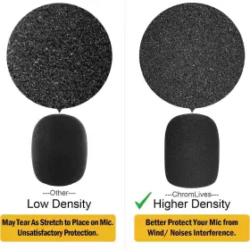 643845632540 Z-ZAFFIRO Pack Foam Cover Handheld Microphone #2