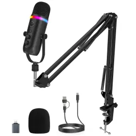 K66PROS-2WCA ZEALSOUND Podcast Microphone Noise Cancellation
