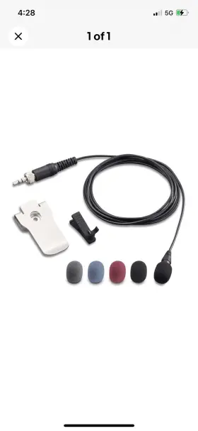 APF-1 ZOOM Lavalier Microphone Pack Box