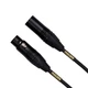Mogami Gold Studio 03 XLR to XLR Quad Conductor Patch Cable 3 feet with Gold ...