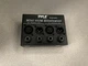Pyle Compact Mini Hum Eliminator Box - 2 Channel Passive Ground Loop Isolator