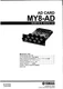 Service Manual Instructions for Yamaha MY8-AD