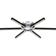 Polished Chrome LED Semi-Flush Mount from the Zealand Collection