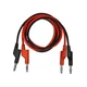 Test Lead Banana Plug Male Stackable to Banana Plug [39" / 1 Set] 