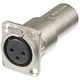 1PK NEUTRIK USA NA3FDM XLR Adapter, 3-Pole Female Receptacle-Male Cable, Fe