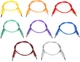 Hosa CMM-830 Eurorack Patch Cables 8-pack - 1 foot (Assorted Colors)