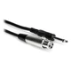 Hosa PXF-110 XLR Female to 1/4"" TS Unbalanced Interconnect Cable, 10 Feet