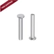 uxcell 100 Pcs 2mm x 12mm Aluminum Flat Head Semi-Tubular Rivets M2 x