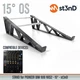 STAND for PIONEER DJM-900 NXS2 - 15&deg; - Open Style