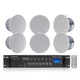 Sound Town 6-Zone 70V/100V Amp 6" Ceiling Speaker Installation (STCA360-STCS6)
