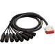 Mogami Gold 8 Channel DB25-XLR Male Snake Cable 10 ft.