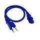 2Ft Power Cord BLU for BEHRINGER EUROPOWER PMP4000 PMP6000 MIXER