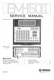 Service Manual Guide For Yamaha EM-150 MK2