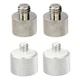 CAMVATE Microphone Stand Mount Adapter 5/8"-27 Female to 3/8"-16 & 1/4"-20 Male
