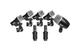 CAD Stage7 Black 7-Piece Drum Pack