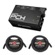 Stereo to FOH Strymon PCH Active Direct Interface + 2x Pig Hog XLR Cable 20FT