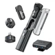 Magic Wireless Mini Microphones for iPhone/Android/PC/Camera, 4 Form-in-1 Mic...