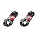 Pair of 2x Pro X 10' 120VAC NEMA 15 Male to 3 Outlet Female Power-Extension Cord