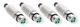 (4 PACK) SWITCHCRAFT AAA3FZ 3-Pin XLR Female Heavy Duty LO-Z Cable Mount Plug