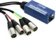 Radial Catapult Mini RX Cat 5/6 Audio Snake Module with Male XLR Connectors
