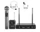 Phenyx Pro Wireless Microphone System,Metal Wireless Mic Set w/Handheld/Bodypack