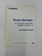 Yamaha Studio Manager DM 2000 1000 02R96 01V96 Installation Guide Manual