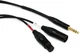Mogami Gold Insert XLR Cable - 1/4" TRS Male to XLR Male/Female - 6'