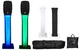 (2) Rockville SPG84 8" 400 Watt 4-Ohm DJ Speakers+Adjustable Totem Stands
