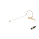 U-Voice UVS70D TA3 Detachable Mini Headset Microphone for AKG, Samson (Tan Co...