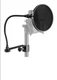 H&A Pop Filter with Gooseneck and Adjustable Knob (Clamp On) - Brand New!