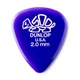 JIM DUNLOP 41R2.0 Delrin&reg;, Purple, 2.0mm, 72/Bag 72 Pack Dunlop Delrin