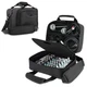 USA Gear Compact Audio DJ Mixer Case - Mixer Bag with Custom Storage for Cabl...