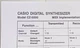 Casio MIDI Implementation Chart for the CZ-5000 Digital Synthesizer Reproduction