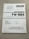 TASCAM FW-1884 Copy of Service Manual from TASCAM Free Shipping