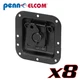 Eight Pack Penn Elcom L905/915K Butterfly Latch Black