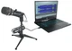 Rockville A-STREAM Live Streaming USB Microphone w Gain+Mute Control+Stand+Cable