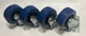 4 Pack Penn Elcom W9000Z 4" Swivel Caster 330 lb