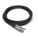 Hosa MCH-110 XLR3F to 1/4 in TS Microphone Cable, 10ft
