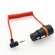 Low-Profile XLR cable for Sennheiser MKE 600 KA 600i Into DSLR camera Mic Input