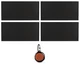 American DJ WMST2X2 Frame Trim Kit for 2x2 WMS Series Video Wall+Home Speaker