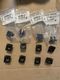 (12) Neutrik NC3MD-L-B-1 Male 3PIN XLR Panel Connectors, Black & Gold Metal