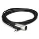 Hosa Technology 1' Right Angle Stereo 3.5mm, 1/8", Mini Male to 3 Pin XLR male,