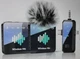 MENERESAS Wireless Mic: for iPhone, Android, Camera M37