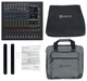 Mackie ONYX12 12-Channel Analog Mixer w/USB/EQ/Bluetooth+Bag+Cover+Rack Kit