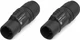2 Pack NEUTRIK NAC3M-TRUE1-S 20A True1 Power IN Locking Cable Mount