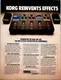 1984 &bull; KORG PME-40X  print ad &bull; 1980s Guitar Effects ADV-86