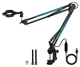 Technical Pro MKL2 Microphone Boom Arm Stand w/Spider Mic Holder/App Control/LED