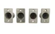 ITT Cannon XLR-5-32 Male 5 Pin Panel Mt Connector, Set of 4 - Used, Free Ship