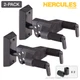 2-PACK Hercules GSP38WBK PLUS AGS Auto Grip Guitar Wall Mount Hanger, Black Base